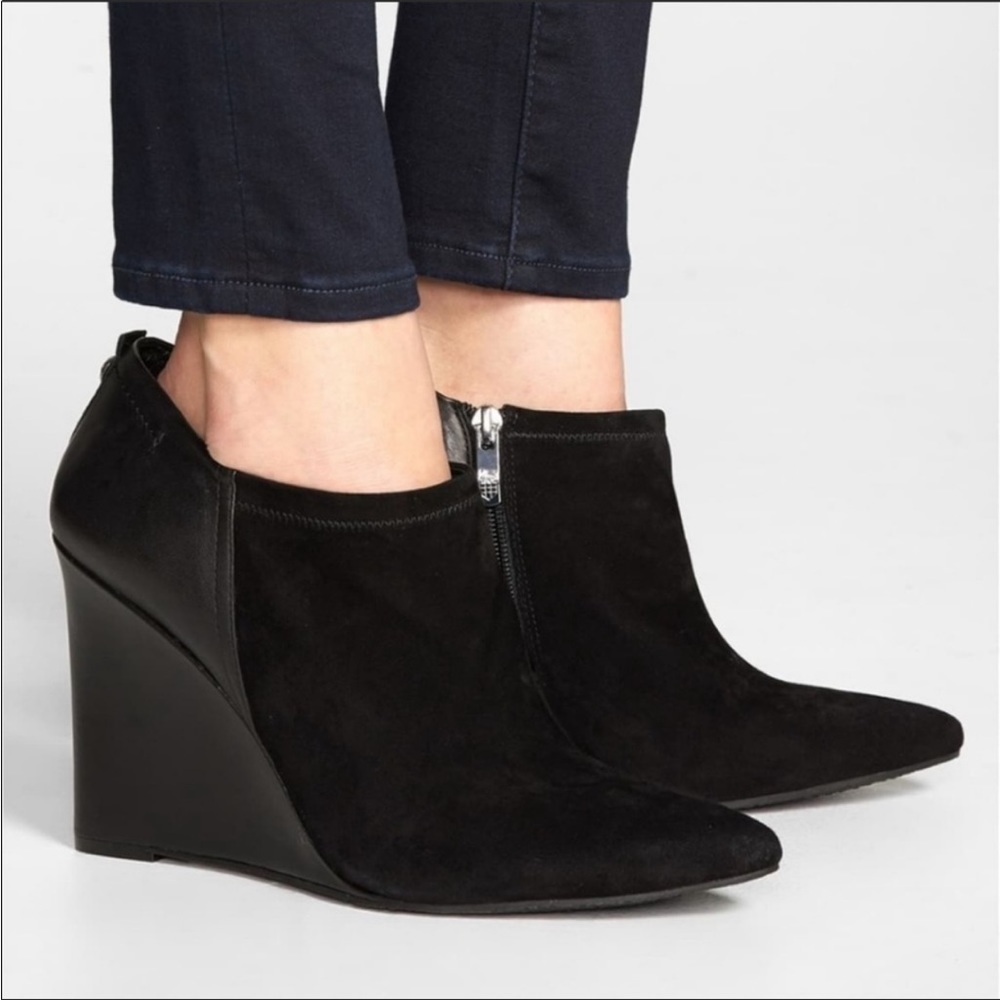 Vince Camuto keeper wedge booties